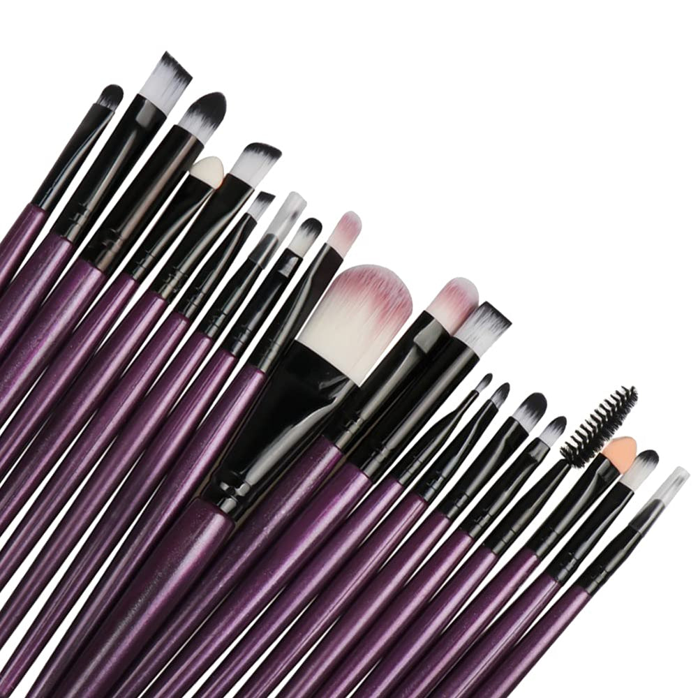Dancecola stylish design brush set for chic cosmetic bag