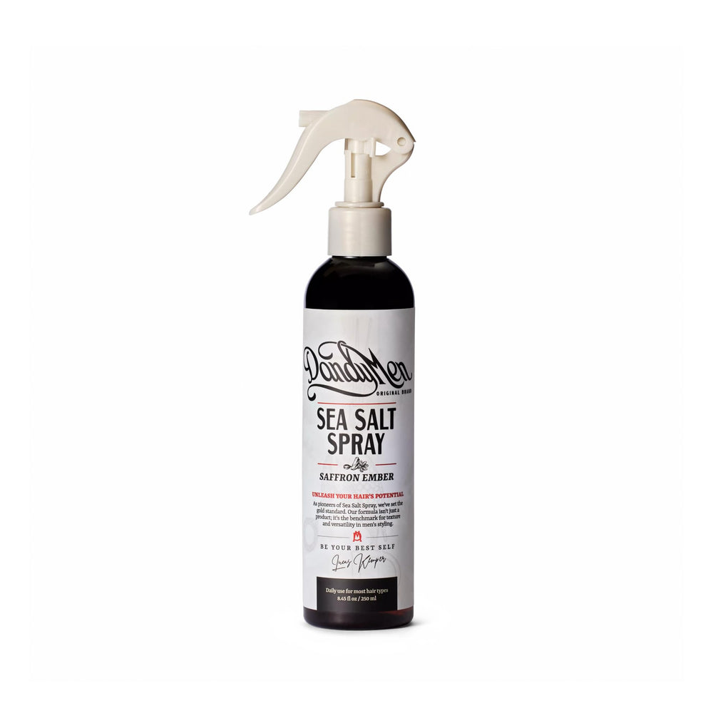 DandyMen aerosol de sal marina para textura ligera del cabello.