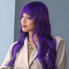 Danger Jones Masquerade Purple hair application demonstrates even saturation