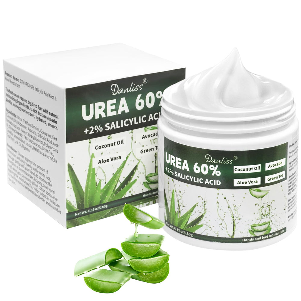 Danliss Crema Urea 60% sin aroma en envase para uso diario.