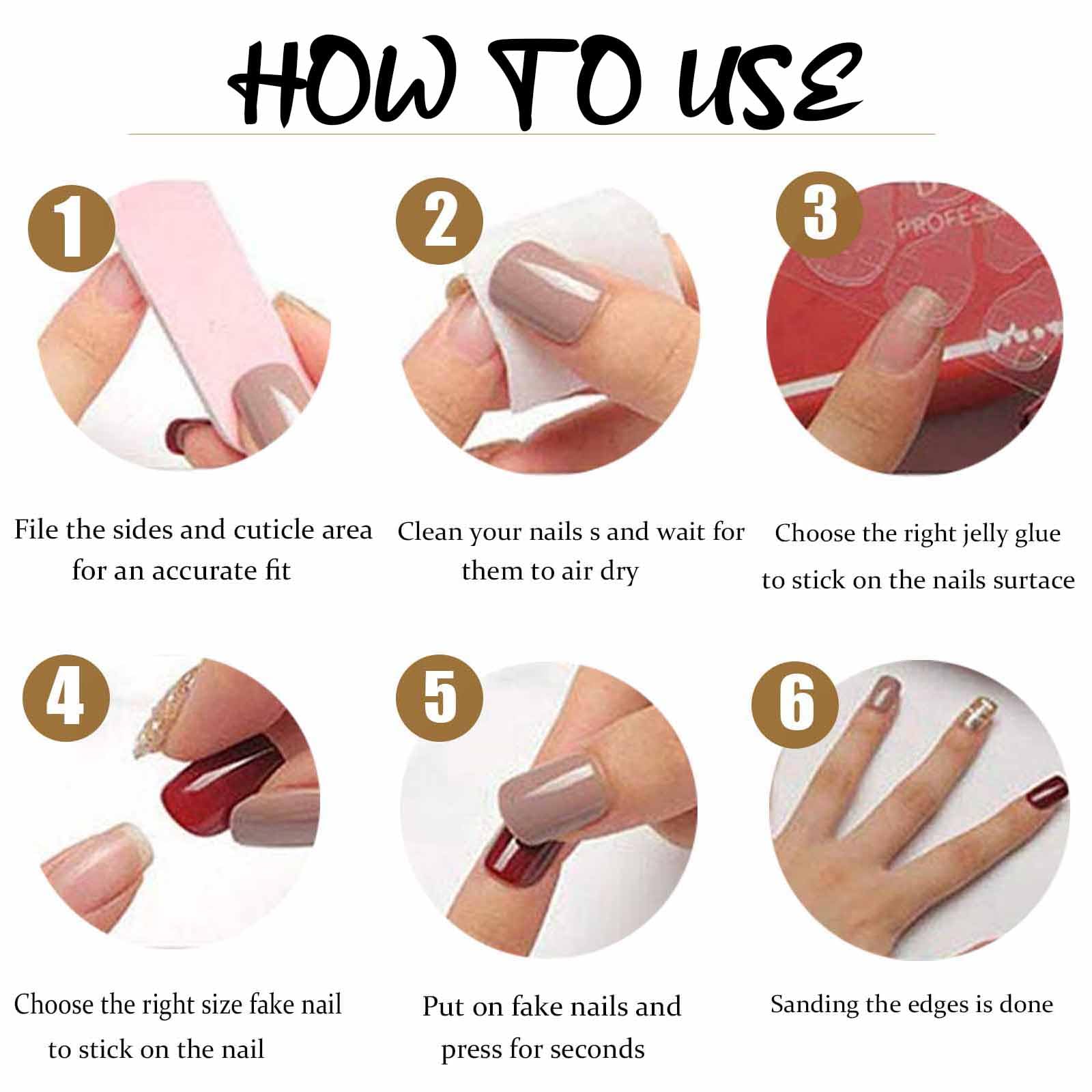 DANMANR jelly glue included for easy adhesion