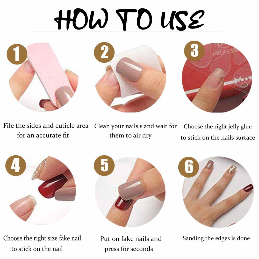 DANMANR jelly glue included for easy adhesion