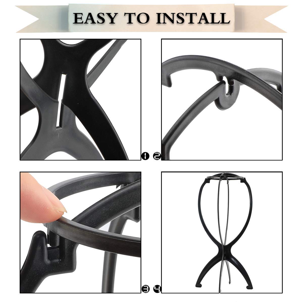 DANSEE compact stands double as hat or accessory display for versatile use.