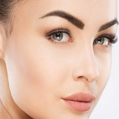 DAODER 3D faux mink lashes short 10mm blends with real lashes