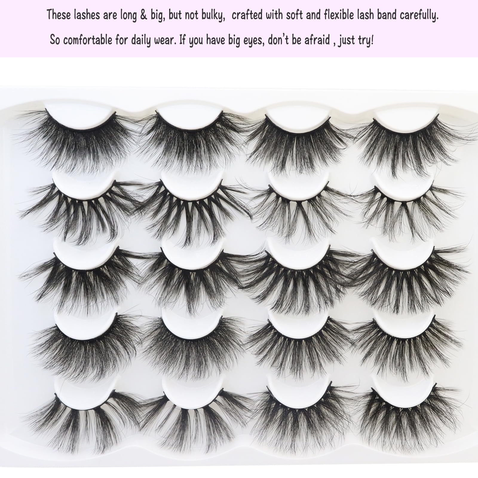 DAODER bold lashes gift-ready packaging ideal for holidays.