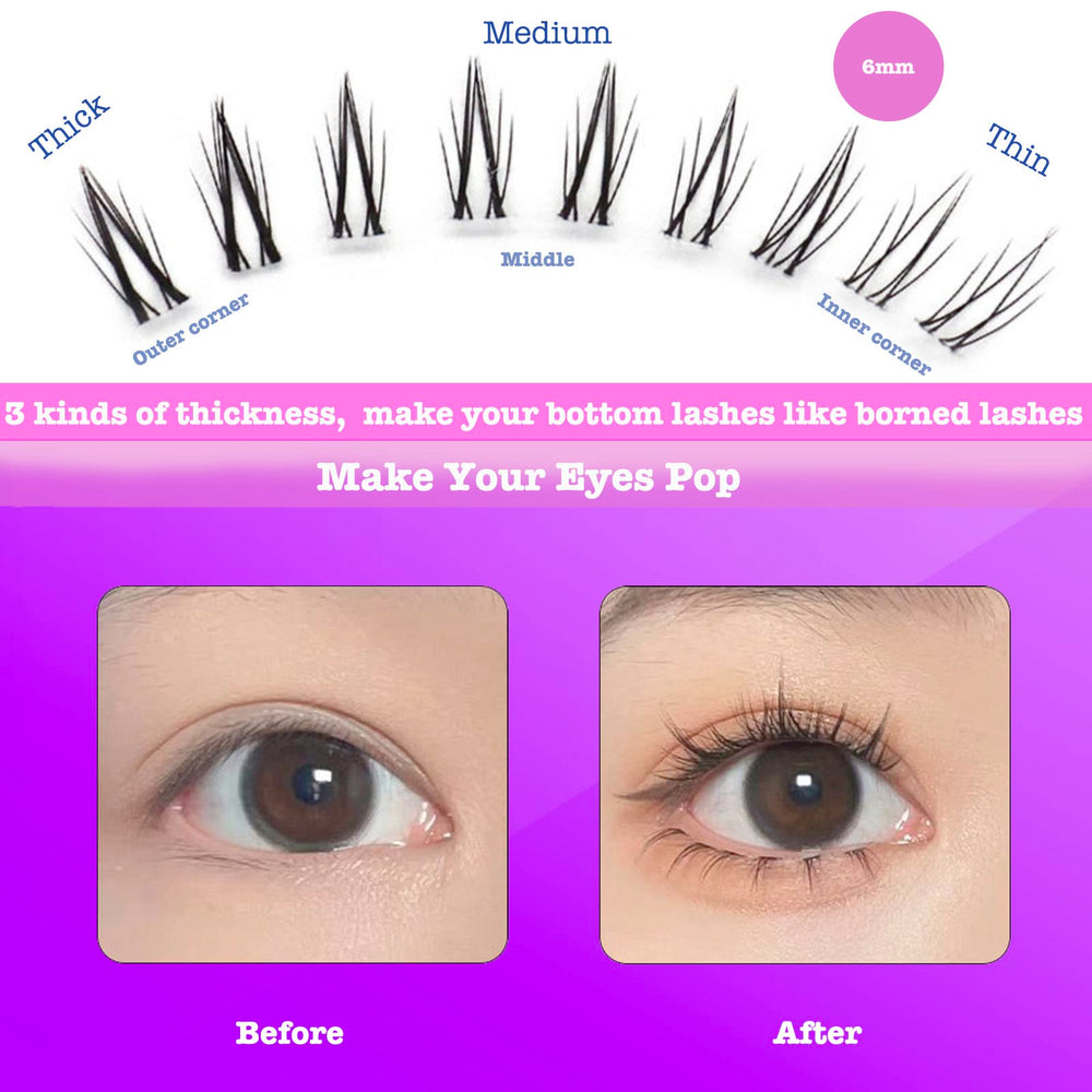 DAODER crisscross fibers with clear band for invisible wear