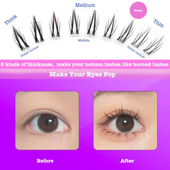 DAODER crisscross fibers with clear band for invisible wear