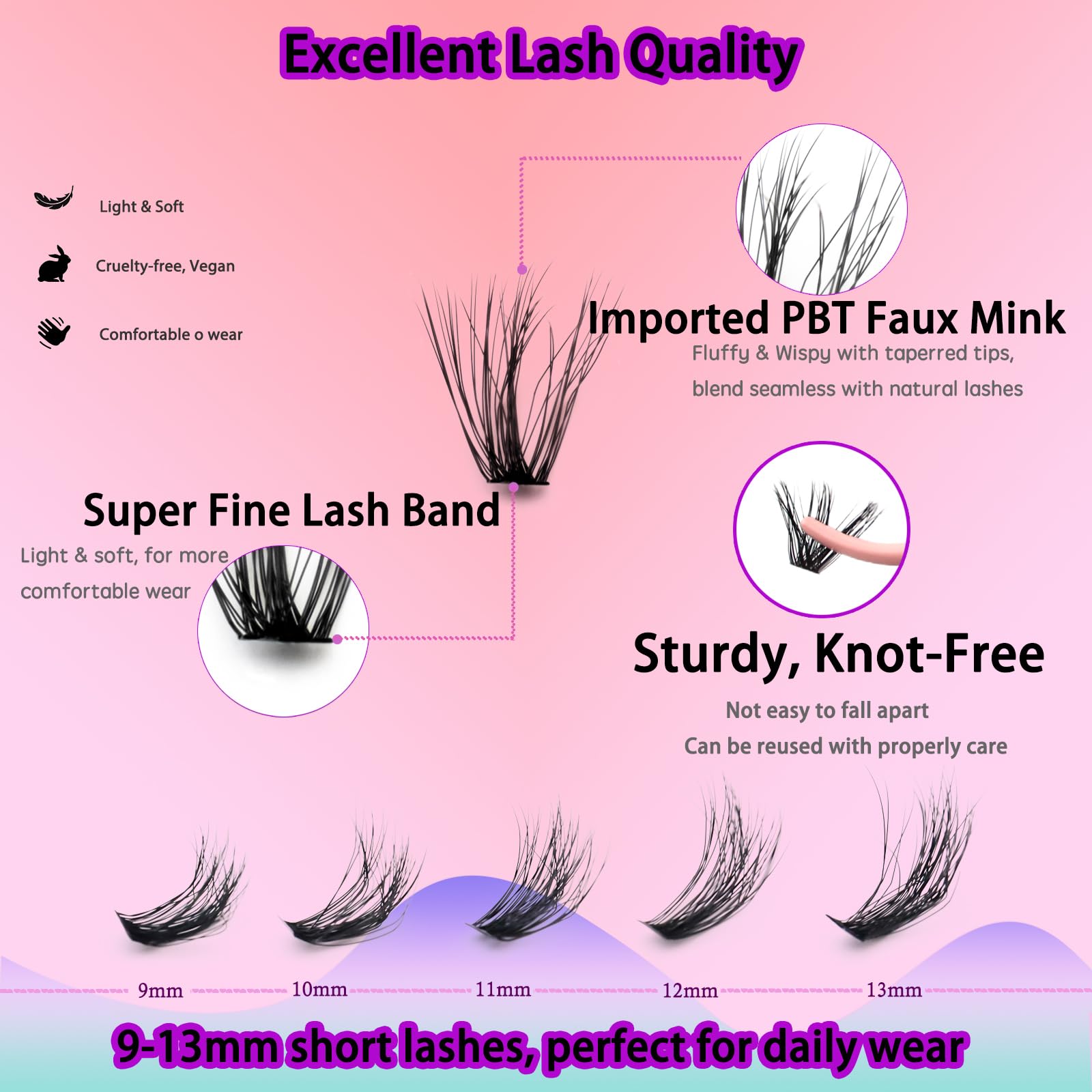 DAODER lash tweezer tool enables precise placement during DIY lash looks