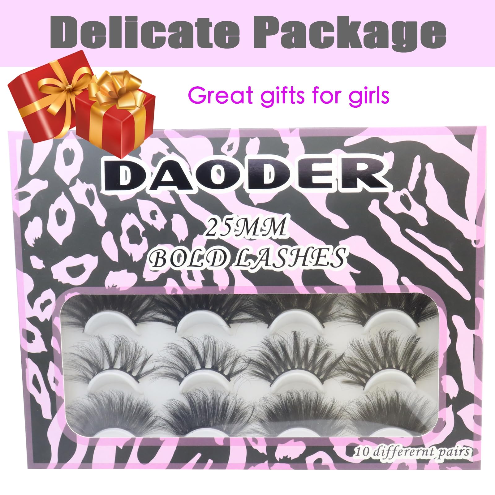 DAODER luxurious lash set makes a stylish birthday gift.