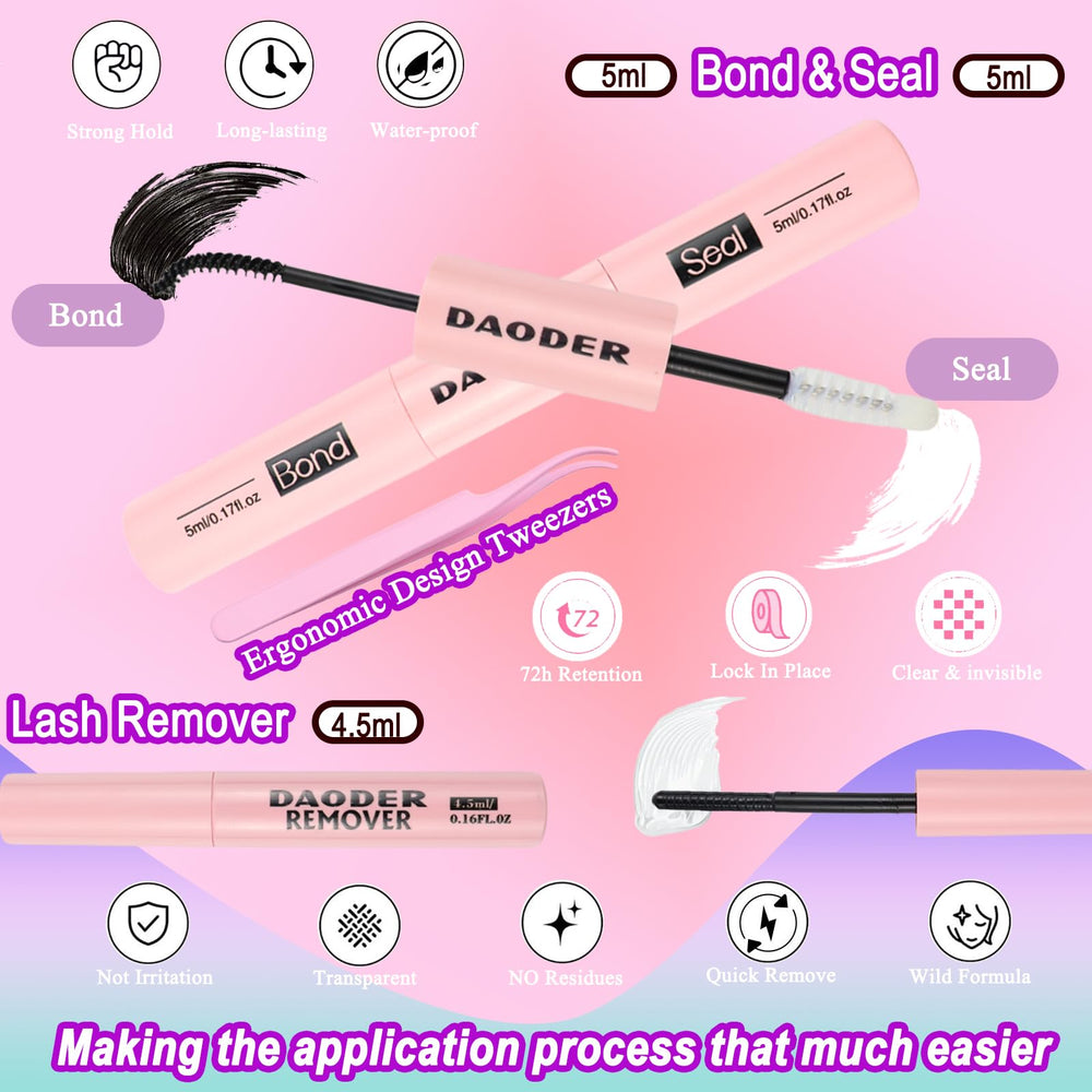 DAODER mini lash brush aids even product distribution during application