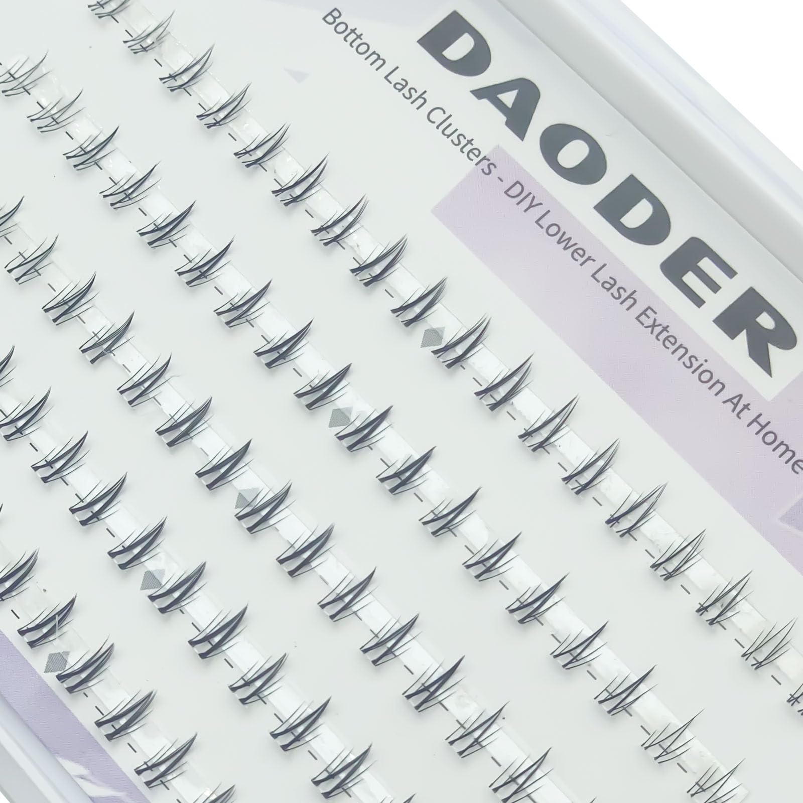 DAODER vegan matte finish lashes look natural and durable