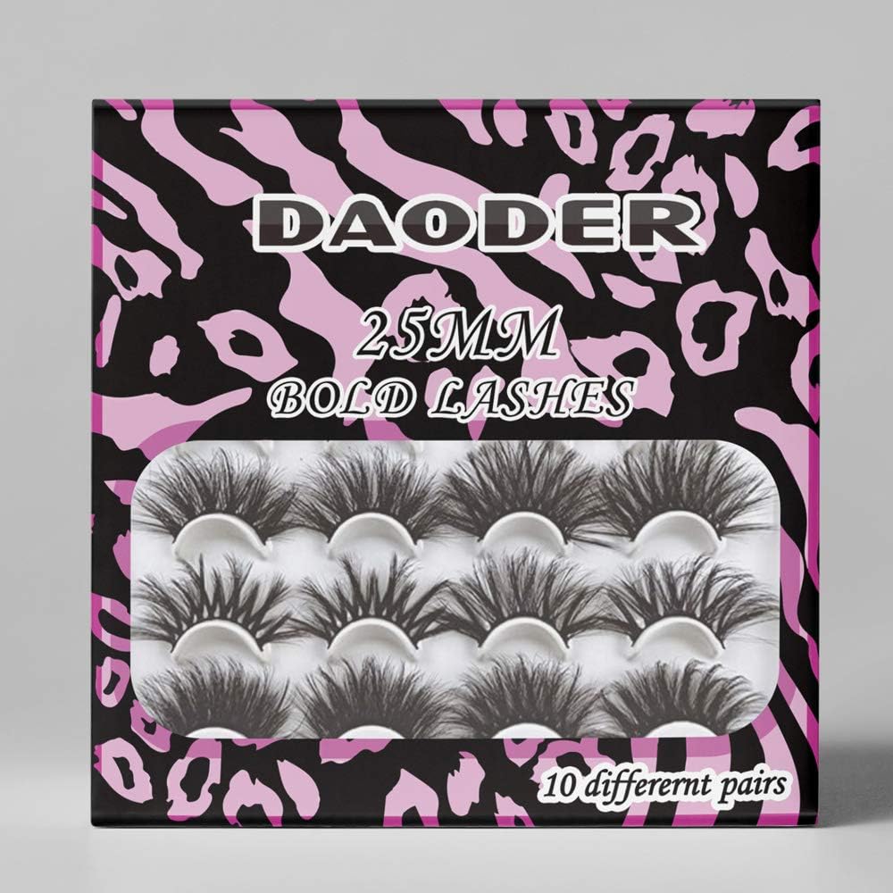DAODER versatile makeup lashes for creative looks.