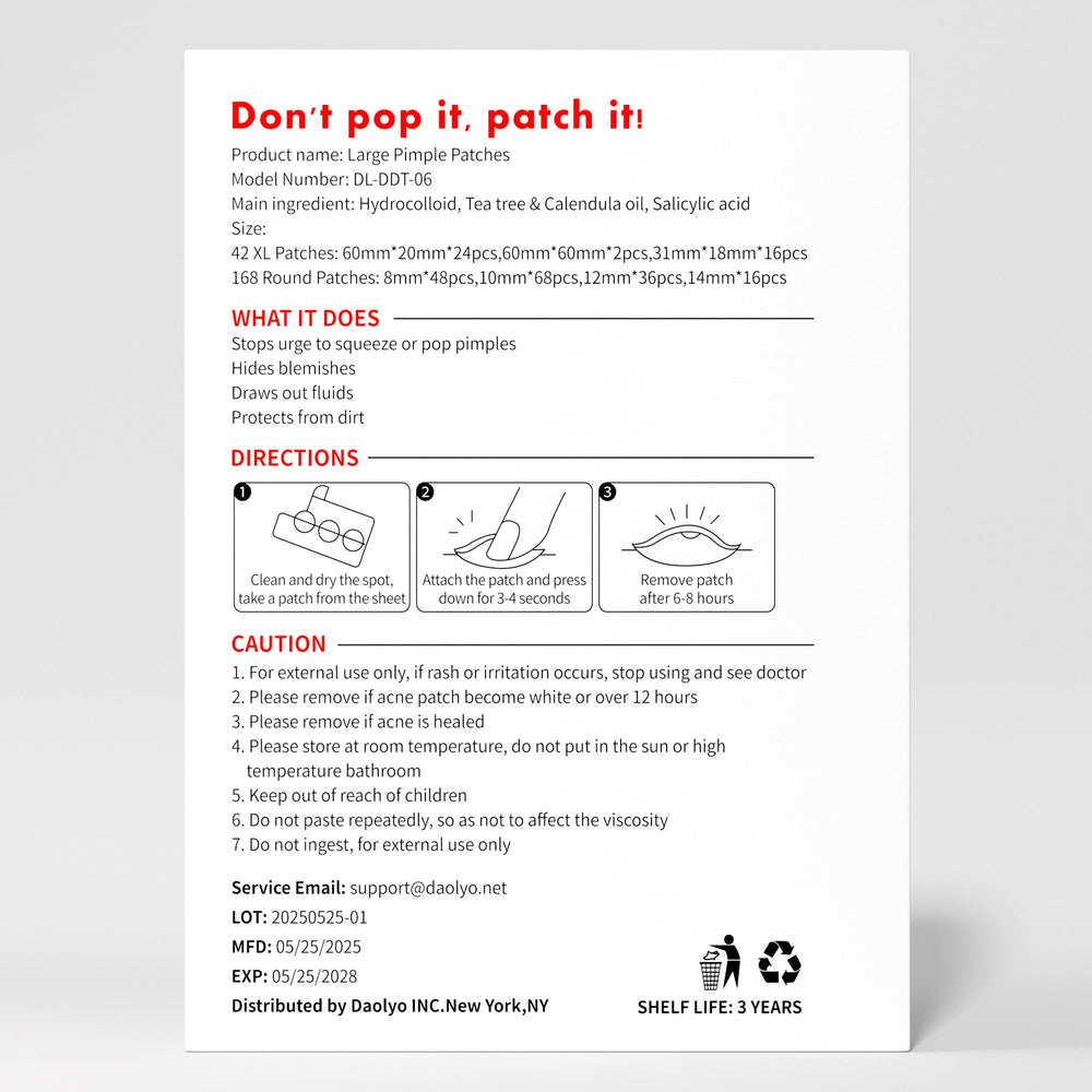 Daolyo hydrocolloid adhesion close-up shows strong breathable grip