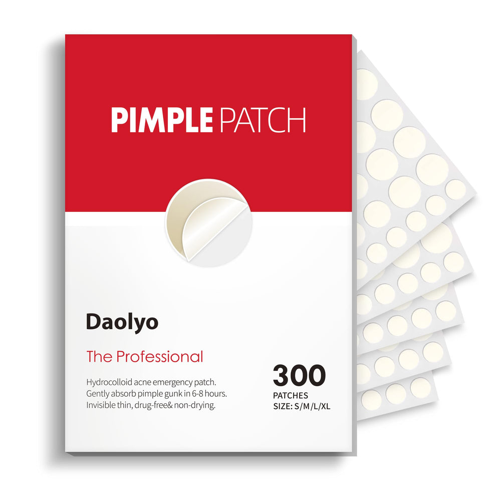Daolyo Pimple Patches hydrocolloid adhesion keeps skin protected and breathable overnight.