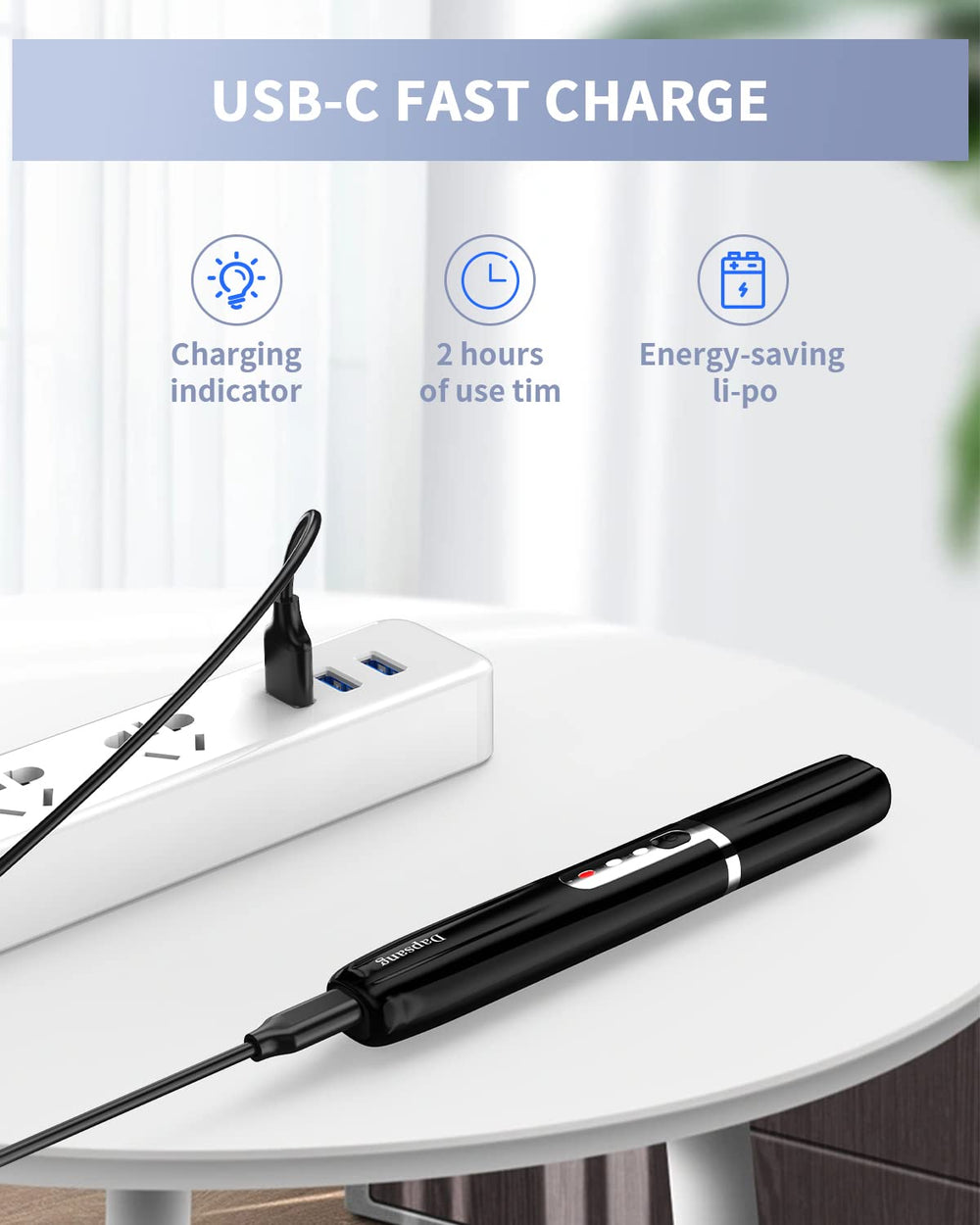 Dapsang pen-design trimmer fits in pocket for on-the-go touch-ups
