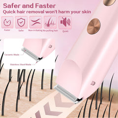 dar darouxiao ipx7 waterproof bikini-trimmer for wet or dry use