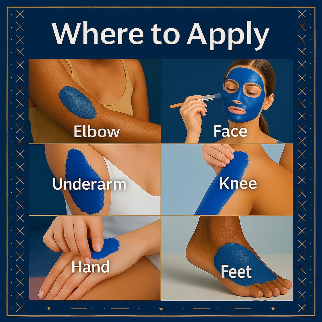 Dar Marwa Nila polvo uso facial para brillo natural