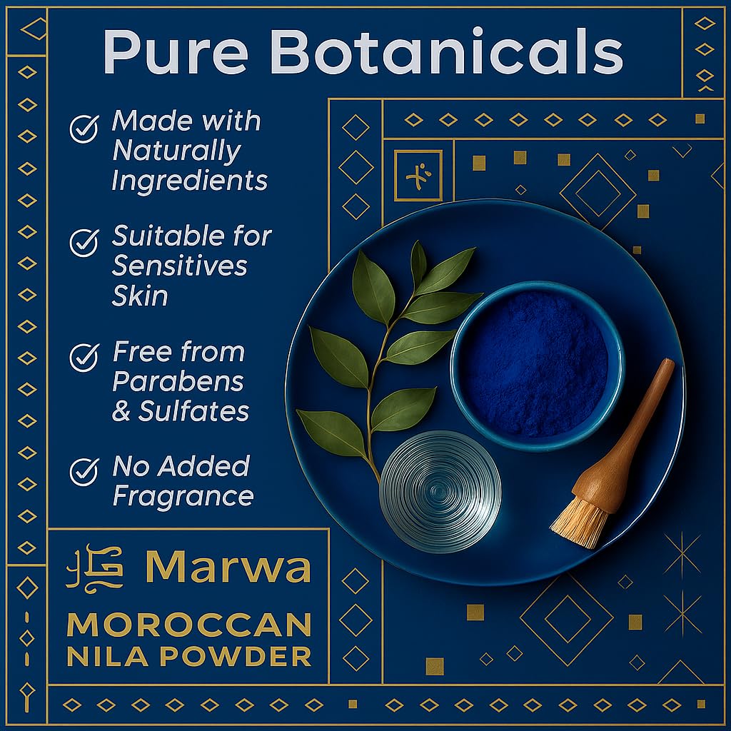 Dar Marwa Nila polvo para cabello limpieza suave