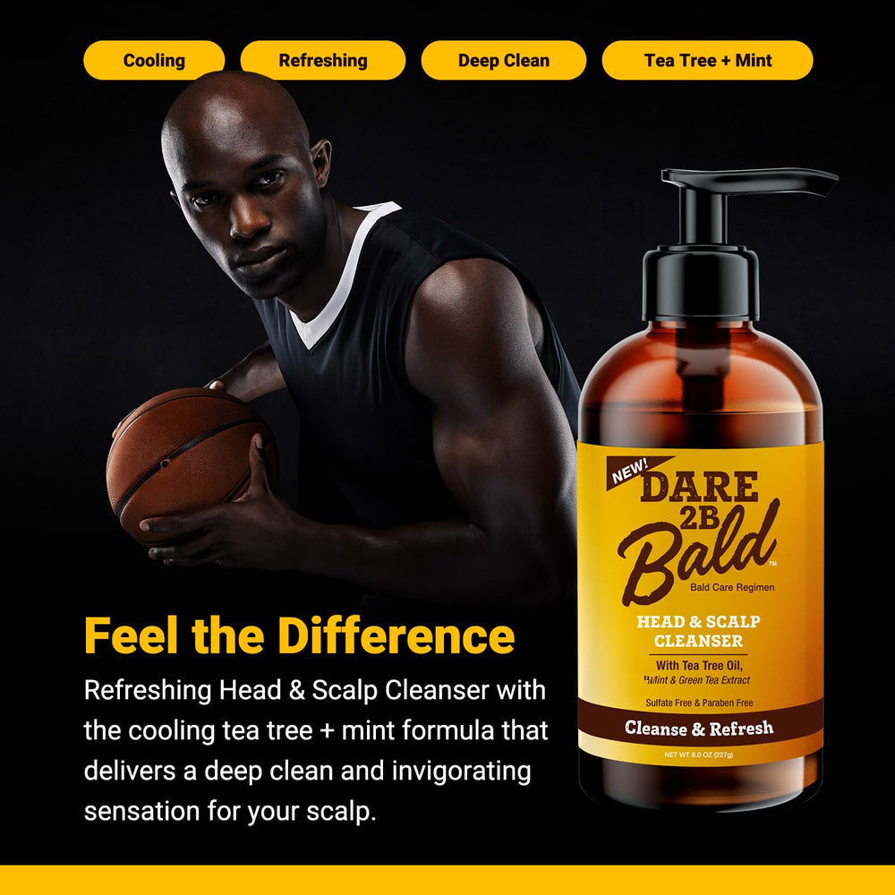 Dare to Be Bald: masaje suave en cuero cabelludo con efecto exfoliante ligero