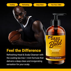 Dare to Be Bald: masaje suave en cuero cabelludo con efecto exfoliante ligero