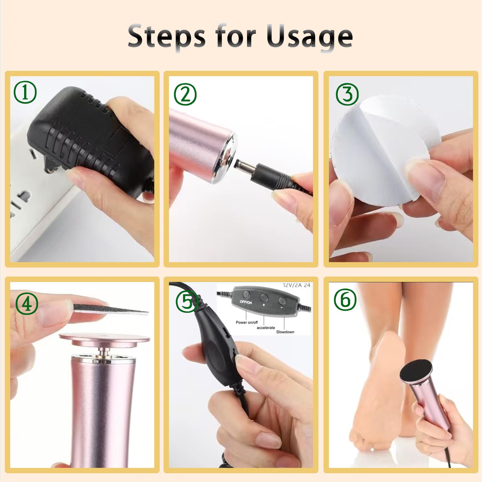 Darmave 8-in-1 pedicure tool set; includes rasp, scraper, file for complete foot care.