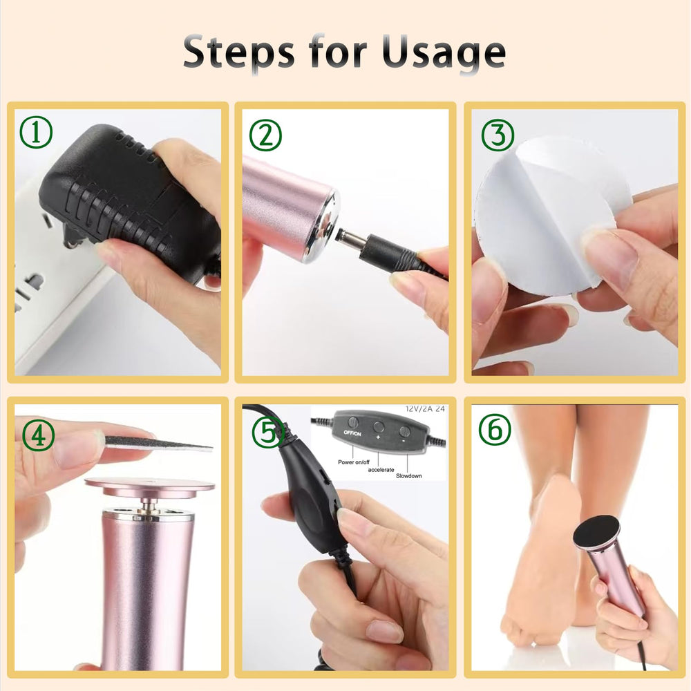 Darmave 8-in-1 pedicure tool set; includes rasp, scraper, file for complete foot care.