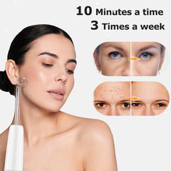 DARSONVAL high frequency facial wand handheld-design ergonomic grip for quick sessions.