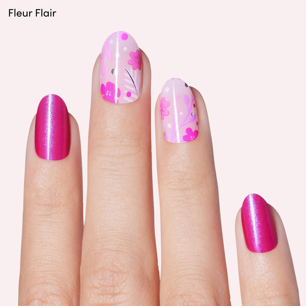 Dashing Diva Olive Branch: tiras de gel con acabado brillante para uñas naturales.