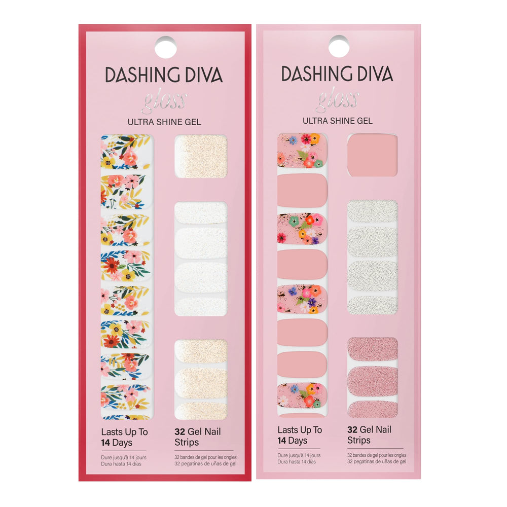 Embalaje compacto de Dashing Diva con dos juegos para manicura.