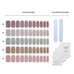 Dashing Diva Gloss Nail Strips application process with quick, clean fit