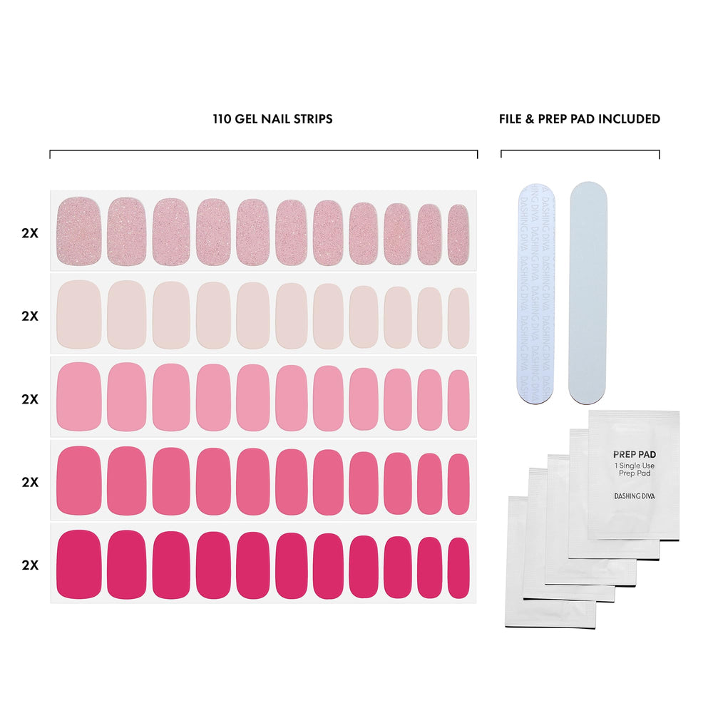 Two nail files in the kit for shaping before application
