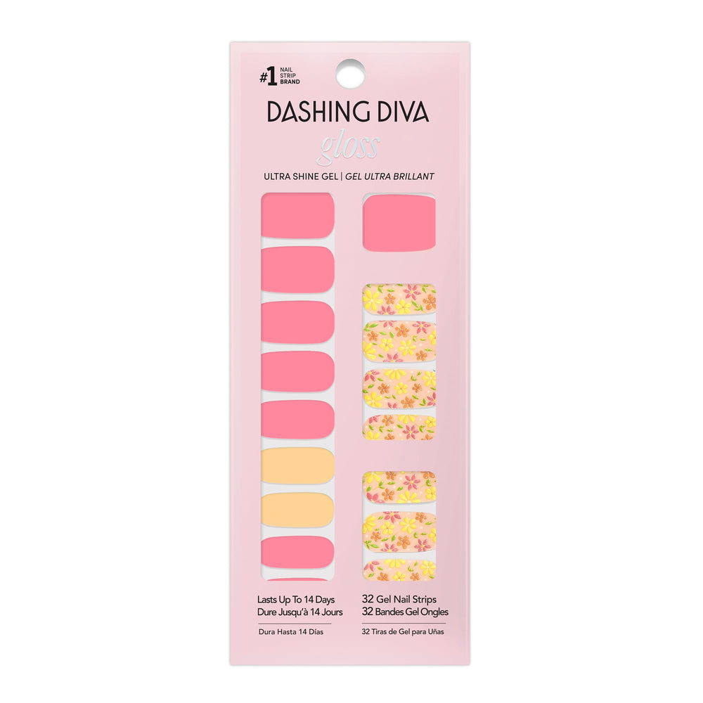 Dashing Diva Pascua brillo gel Abeja Ocupada con envolturas; acabado festivo.