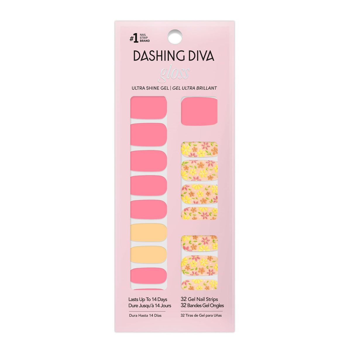 Dashing Diva Pascua brillo gel Abeja Ocupada con envolturas; acabado festivo.