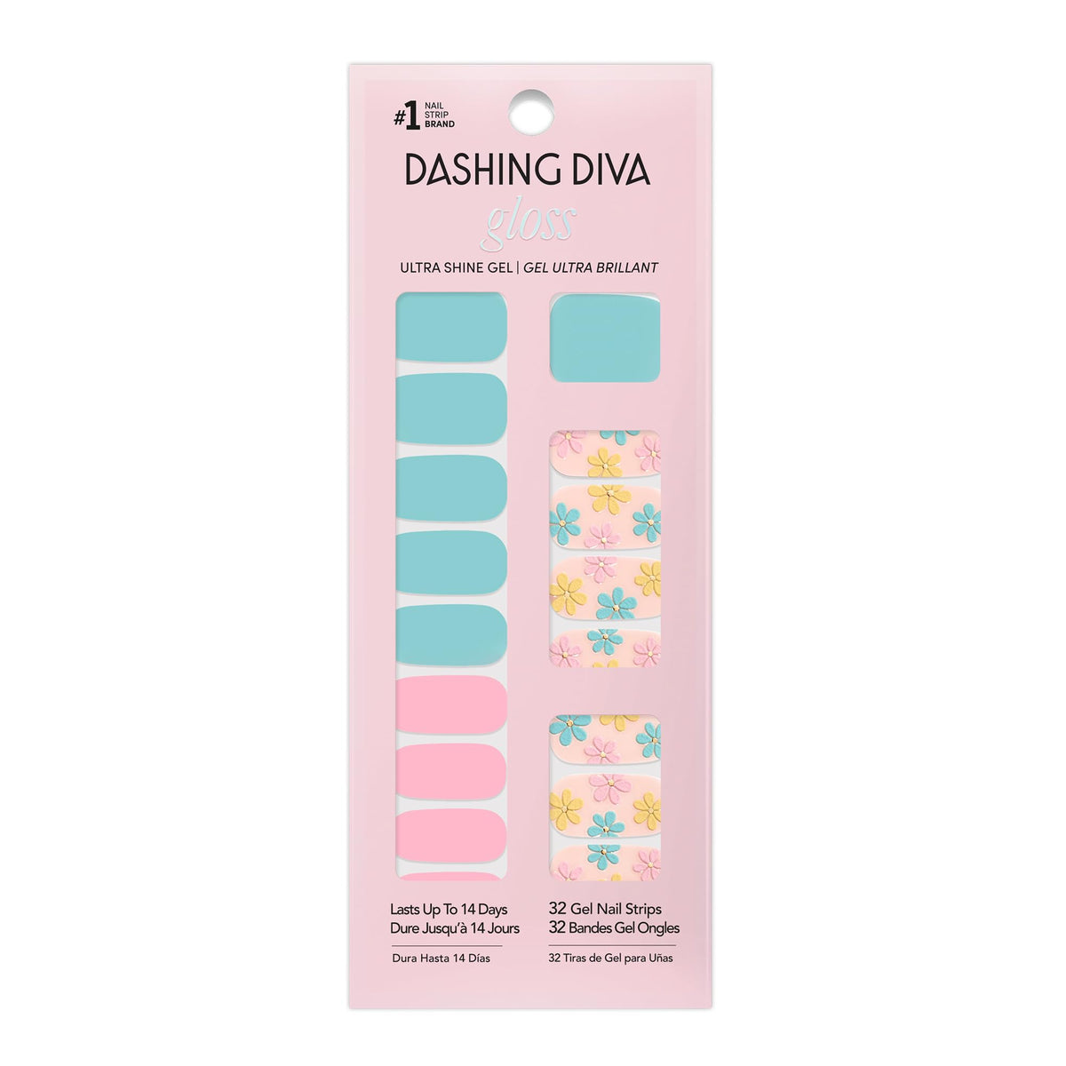 Dashing Diva Easter Margaritas Giratorias en primer plano, brillo intenso para un look festivo.