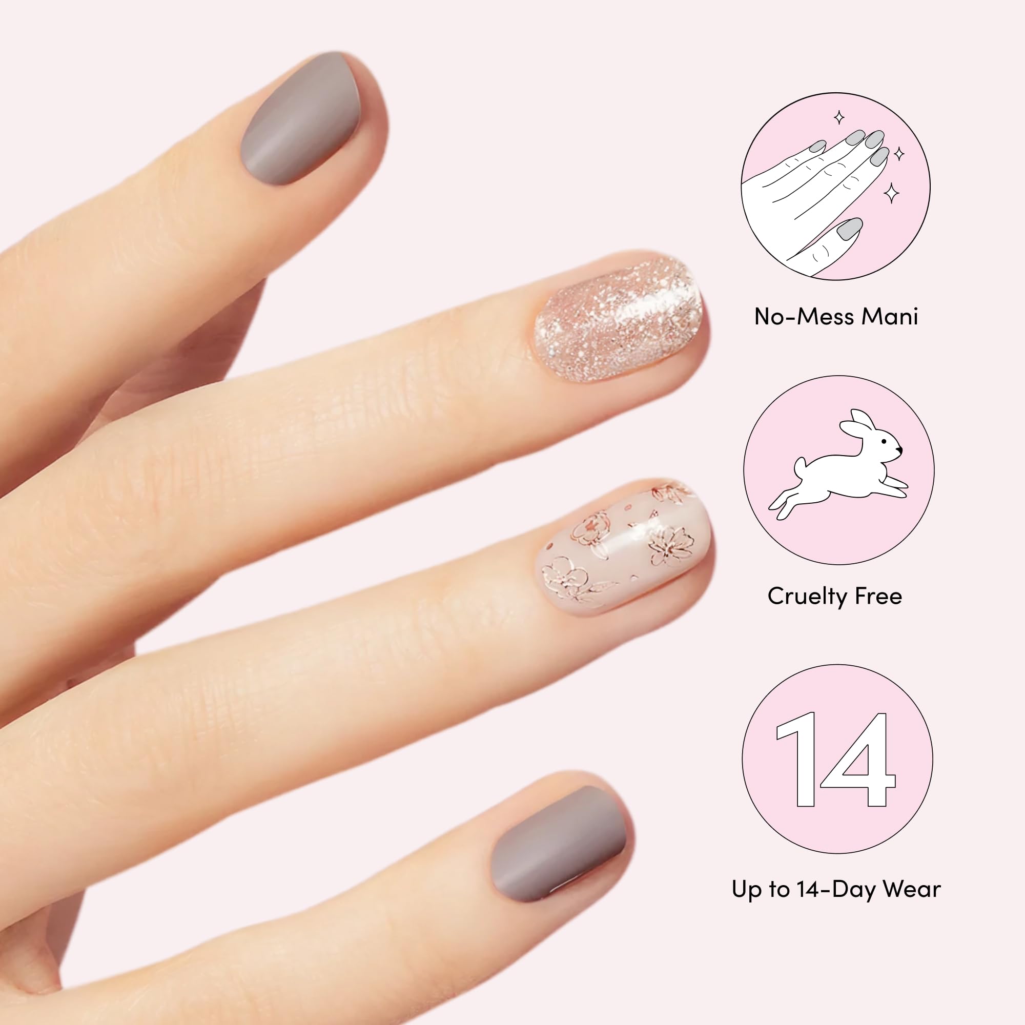 Dashing Diva Lavender Dreams: instrucciones de aplicación para uñas limpias y rápidas