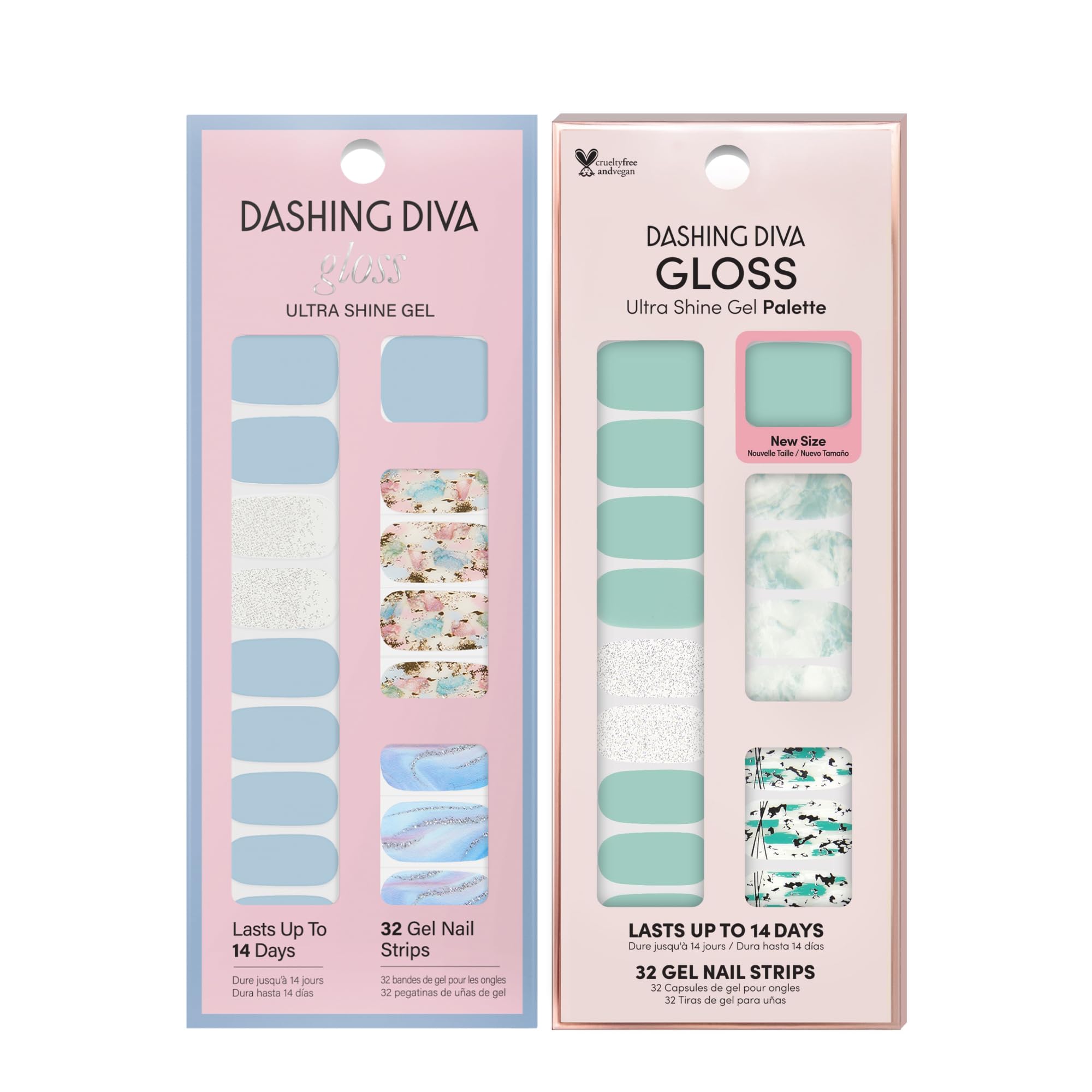 Dashing Diva vinilos uñas brillo cuarzo desierto, libre de UV