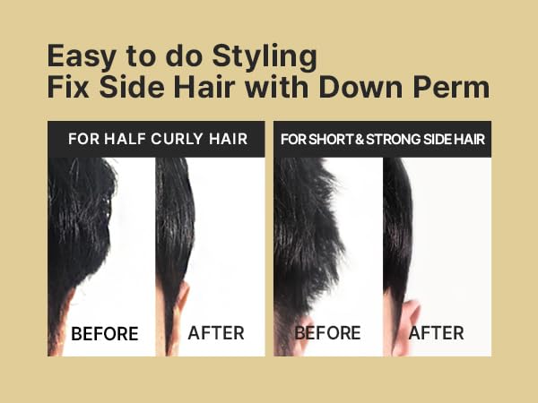 DASHU Gel Down Perm ofrece protección de daños con extractos herbales.