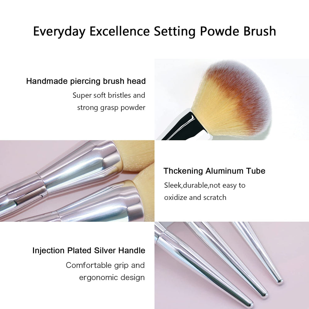 Daubigny makeup brush features an elegant, stylish design for daily use.