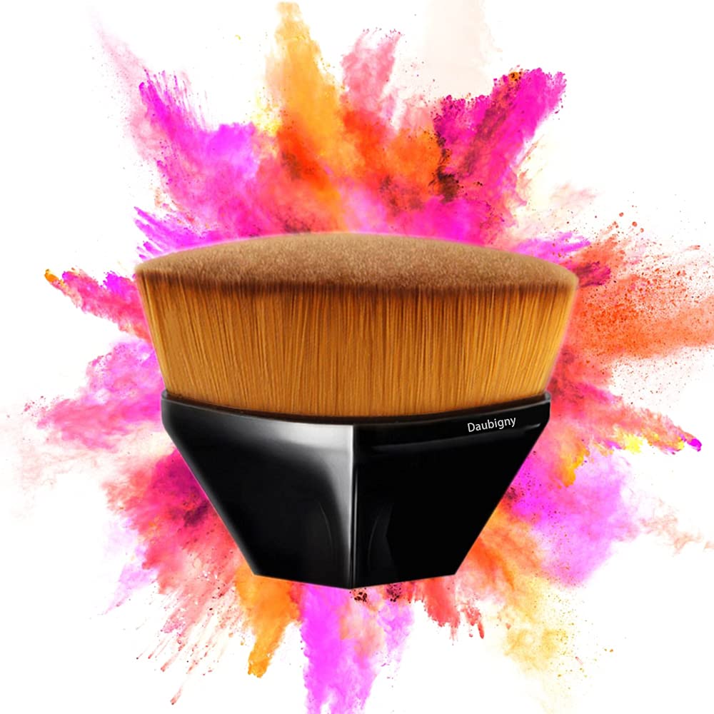 Daubigny brush works with liquids, creams, and powders for versatile looks