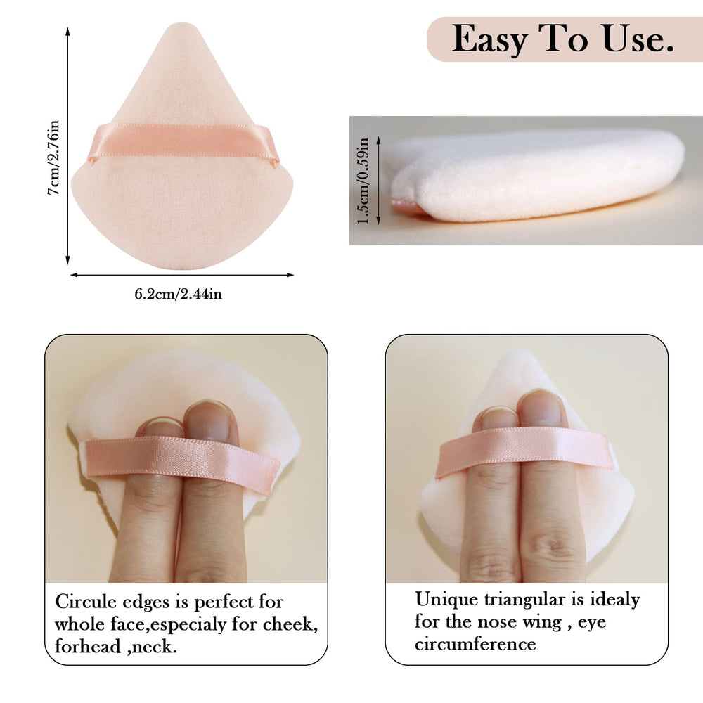 Daubigny powder puff finish hints at an airbrushed effect with light product use.