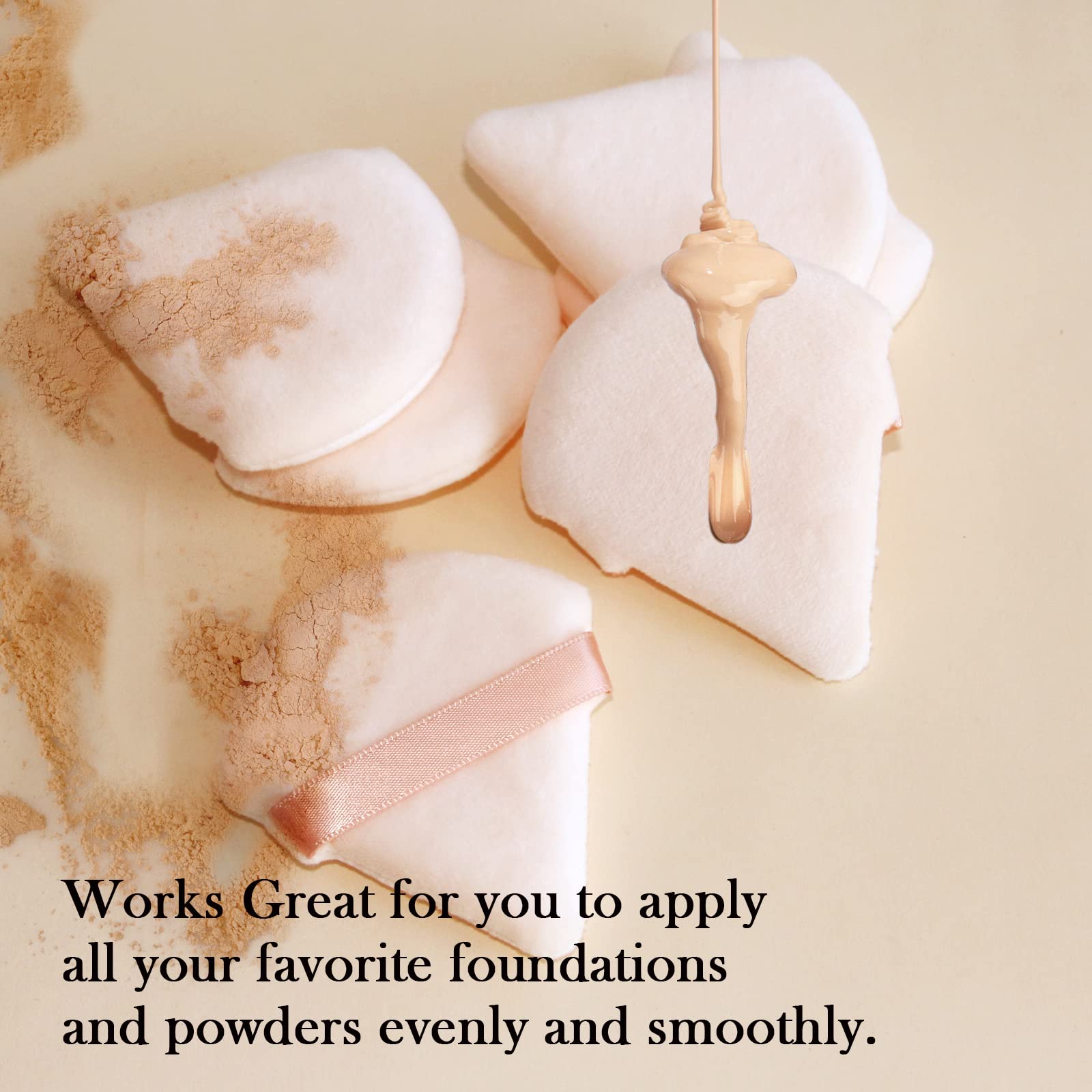 Daubigny powder puff delivers natural coverage with minimal product for a poreless look.