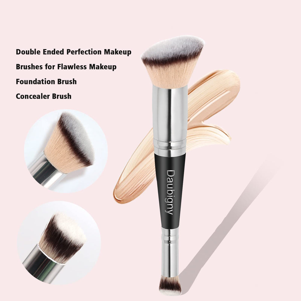 Daubigny precision-cut brush heads enable precise blending and streak-free results.