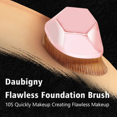 Daubigny 60mm head delivers quick, even coverage on the face.