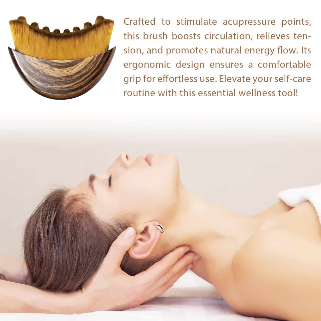Daureve contour brush ready to prep skin for serums and moisturizers