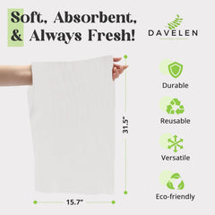 DAVELEN hypoallergenic disposable towels maintain guest comfort with sensitive skin