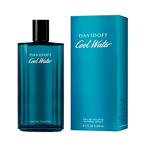 Davidoff Cool Water bottle back view features clean branding for a refined look.