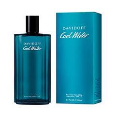 Davidoff Cool Water bottle back view features clean branding for a refined look.
