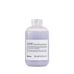Davines Love Smoothing Shampoo bottle front for frizz control and shine.
