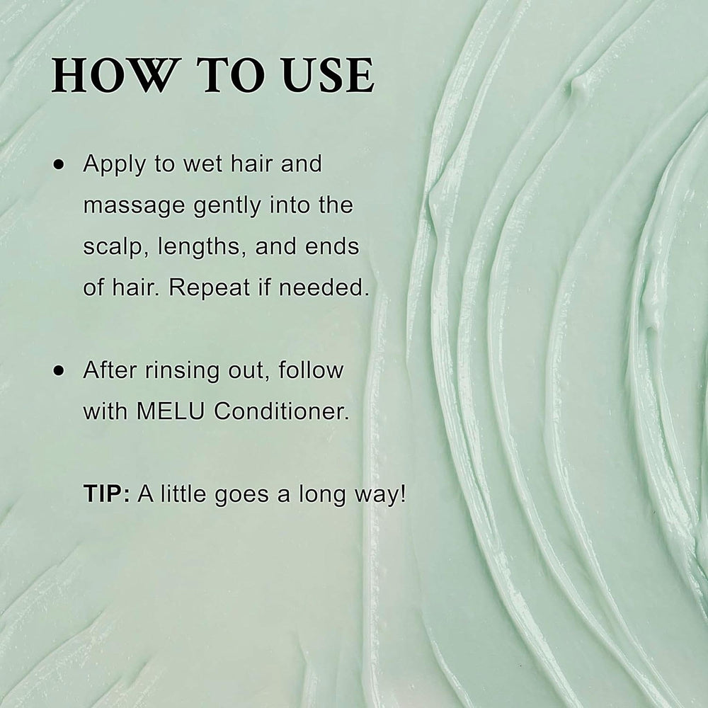 Davines MELU shampoo creamy foam demonstrates gentle cleansing