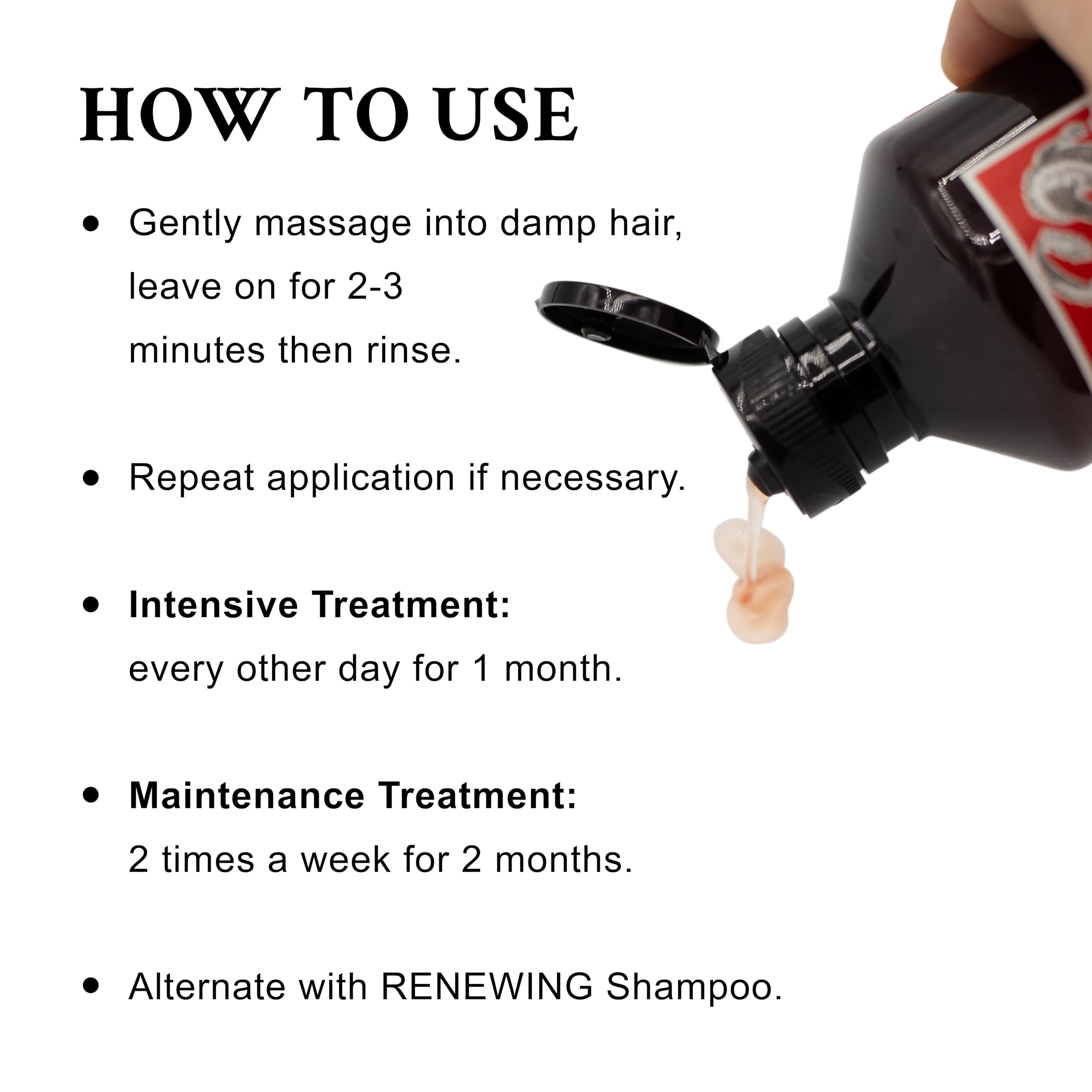 Davines Energizing Shampoo application on scalp, showing gentle massage motion